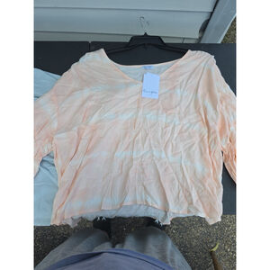 Womens Pink 2x Top #199